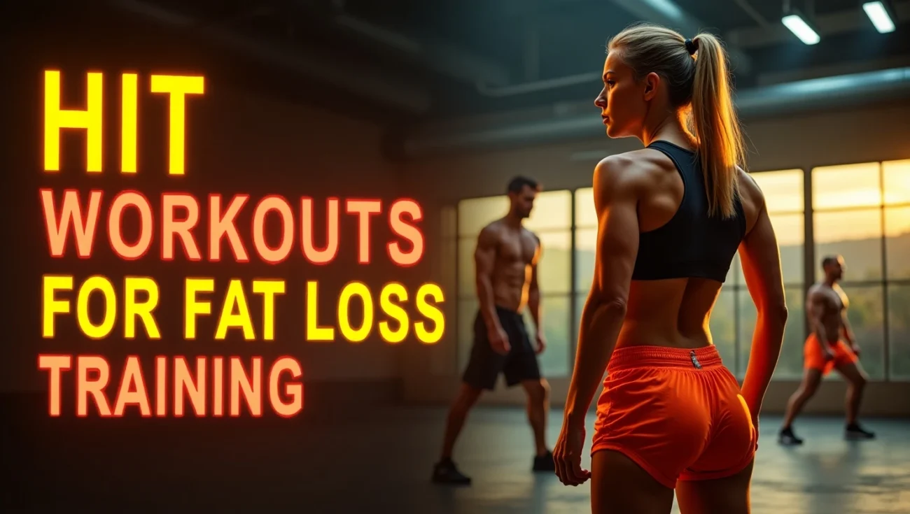 A person doing HIIT workouts for fat loss, performing high-intensity exercises to burn calories and improve fitness.